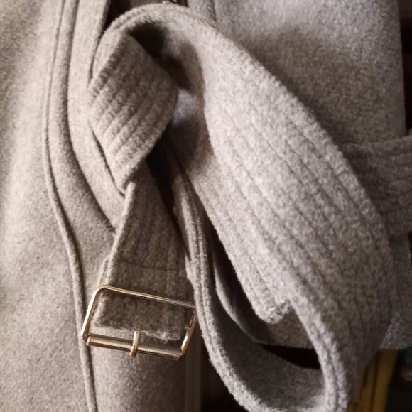 Calvin Klein Grey Wool Coat - Picture 5 of 8